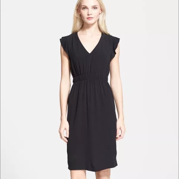 Kate Spade Black Crepe Dress Size 0