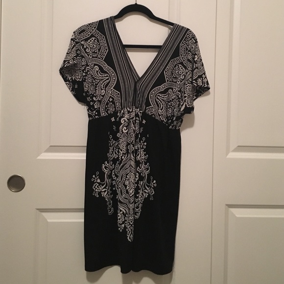 Black and white dress