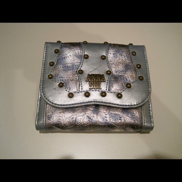 Anna Sui Studded Tri-Fold Wallet