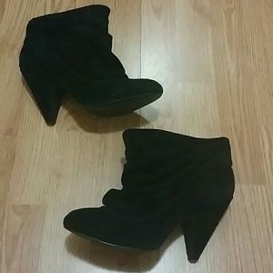 Steve Madden Black Ankle Booties