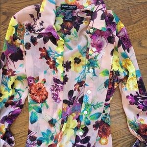 ✨✨✨SALE✨✨✨Cute floral button up