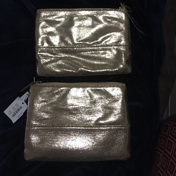 Jcrew rose gold bag both for 15 - Picture 1 of 4