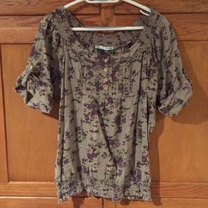 Vintage(looking) floral blouse!!
