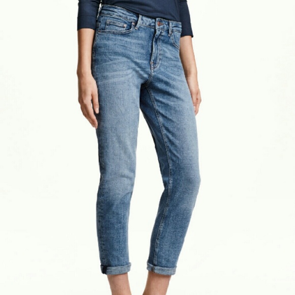 Mid Rise Mom/Boyfriend Jeans - Picture 1 of 4