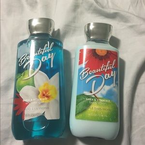 Beautiful day shower gel and lotion