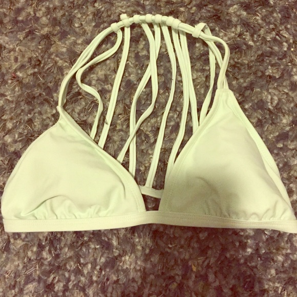 Light green bikini top