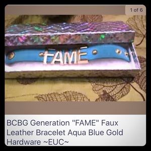 🔰SALE🔰BCBG MAX AZARIA "FAME" Aqua Blue Bracelet
