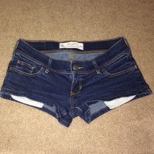 Hollister's Gilly Hicks dark Jean shorts