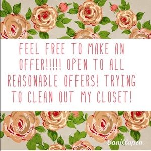 OPEN TO ALL REASONABLE OFFERS! 😊❤️🌹🌷🌸🌻