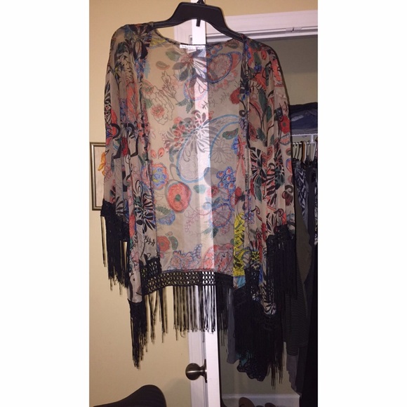 Funky Print Kimono