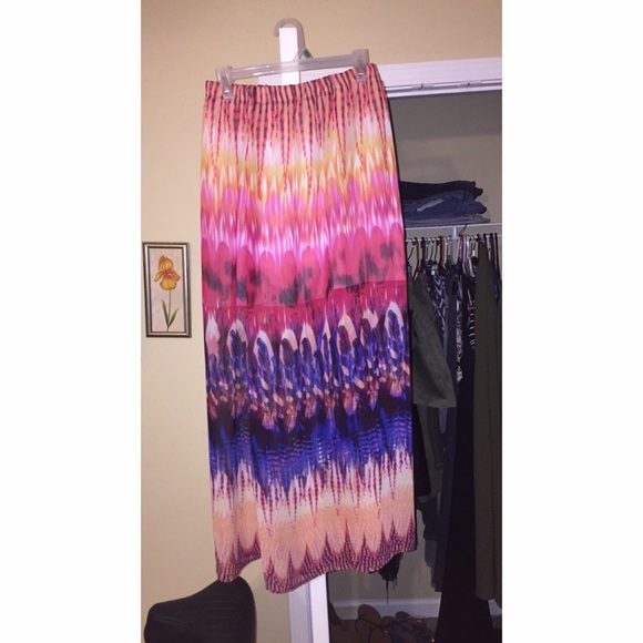 Colorful Maxi Skirt
