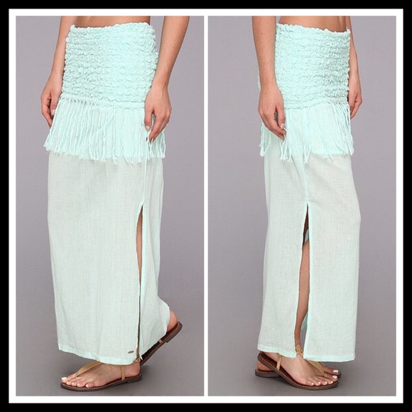 Dresses & Skirts - 🐠Versatile Mint Dress/Fold-Over Fringed Skirt🐠