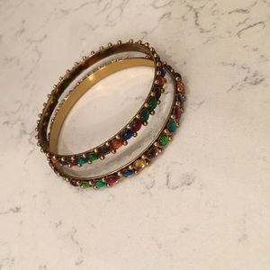 (Set of 2) Two of a kind bangle from Pakistan