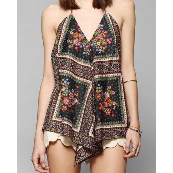 Band of Gypsies Tops - Boho Halter Tank Top