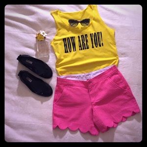 Lilly Pulitzer Hot Pink Buttercup Short.