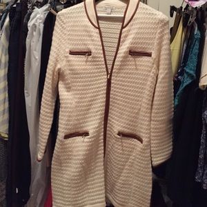 Textured Sweater Coat