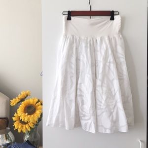 Jcrew flower print skirt