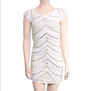 Joe's white sequin dress