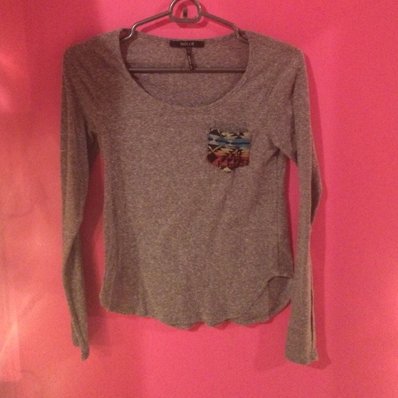 Gray Long Sleeve with Pocket