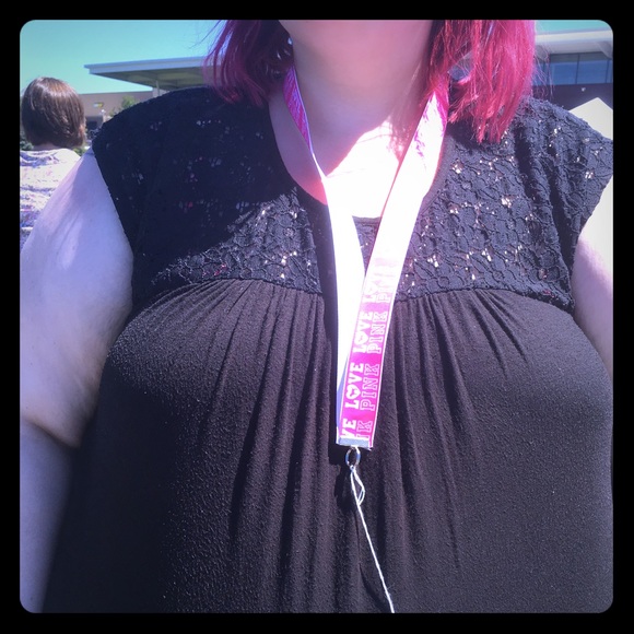 Love Pink lanyard