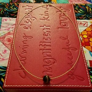 💥SOLD💥 Vintage 14KT Gold Necklace w Tiger's Eye