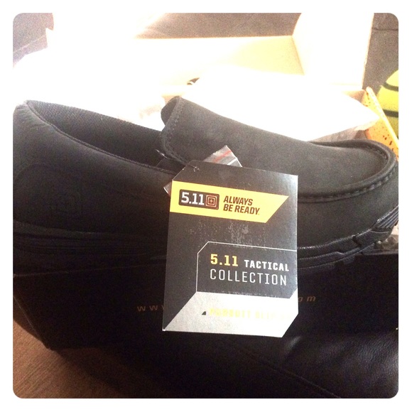 Men's 5.11 tactical leather slip on shoes