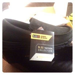 Men's 5.11 tactical leather slip on shoes