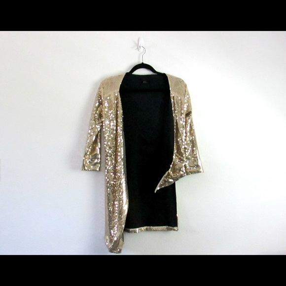 Small Gold Sequin Jacket