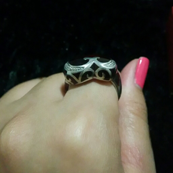 Silver Red heart ring - Picture 2 of 3