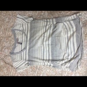 ❌❌SOLD❌❌ Striped scoop neck