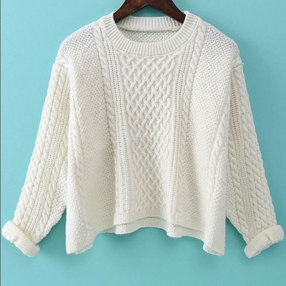 Eddie Bauer Sweaters - Thick knit white sweater