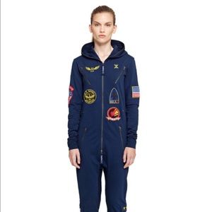 ONE PIECE BLUE AVIATOR ONESIE