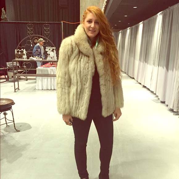 Fox fur coat