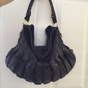 Steve Madden Purple Faux Leather Slouch Bag