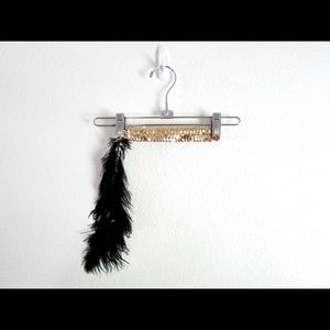 Gold Sequin Flapper Headband