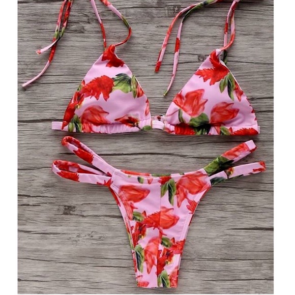 Flowers bikini set