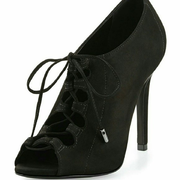 SCHUTZ Shoes - Schutz NIB black lace up cutout bootie