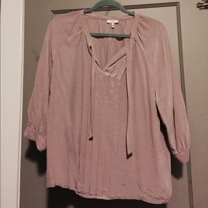 Joie Pussybow silk blouse SZ L