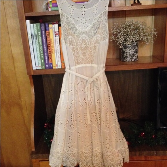 63 off Anthropologie Dresses & Skirts Anthropologie White