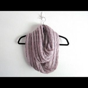 Lavender Knit Infinity Scarf