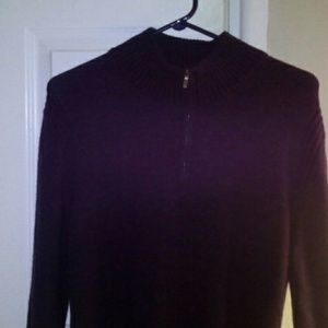 Half Zip Mock Neck