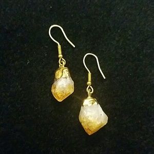 💥SOLD💥 Raw Citrine Earrings