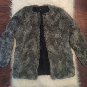 H&M Faux Fur Coat