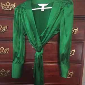Diane Von furstenburg wrap shirt