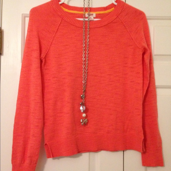 Coral Mossimo Sweater