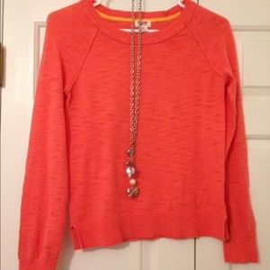 Coral Mossimo Sweater