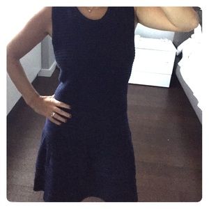 BB Dakota cotton navy sleeveless dress