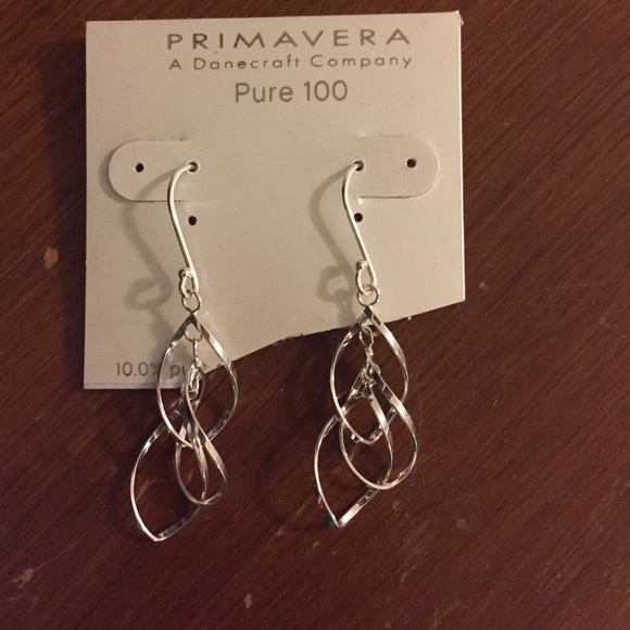 Silver earrings