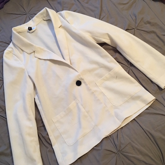 Cream Blazer H&M