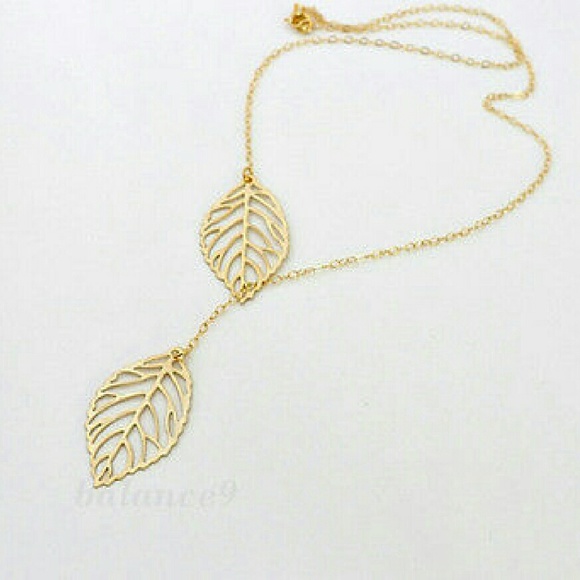 HP PICK NWT LEAF NECKLACE - Picture 2 of 4